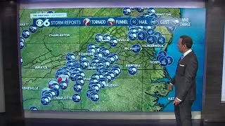 A look at storm reports after severe weather Friday