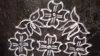 🌺🌺12*2🌺🌺 beautiful rangoli design support like pls 