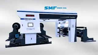 High-transparency PET film slitting machine test running