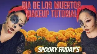 Dia De Los Muertos Halloween Makeup Tutorial | SpookyFriday&rsquo;s | PUROBEAUTY BY STEPH