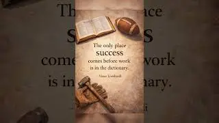 Success Comes After Hard Work | Powerful Vince Lombardi Motivational Quote#motivation #shortsvideo