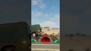 BeamNG.drive Truck vs Reverse Speed Bump E399