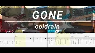 【TAB譜付き】GONE / coldrain ギター弾いてみた Guitar cover