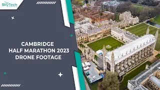 Cambridge Half Marathon 2023 - 4K Drone Footage at King's College