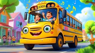 Wheels on the Bus Rhyme for Kids | Fun Nursery Rhyme | Kids Song 2025
