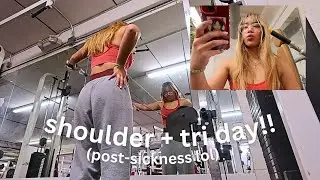 come hit shoulder + tri day @ my NEW GYM!!!
