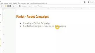 Lecture 4: Pardot   Pardot Campaigns