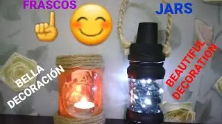 ❤️ 2 CHEAP IDEAS with GLASS JARS |❤️  2 ECON&Oacute;MICAS IDEAS con FRASCOS de VIDRIO