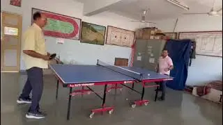 Some relaxing moments after lunch Table Tennis at KV ISP NASIK
