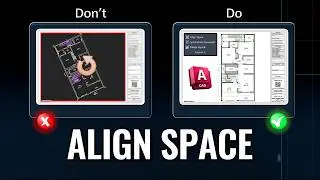 Stop Rotating Viewports in AutoCAD! Use Align Space Instead (Pro Method)