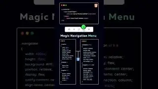Animated menu hover effect #animatedmenu #hovereffect #navbar #shorts #shortsfeed #webdesign #coding