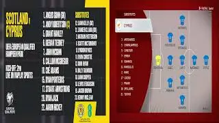 Scotland Vs Cyprus Euros Qualifiers Matchday 1 BBC Radio Scotland
