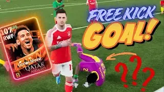 FREE KICK GOAL IN EFOOTBALL 26 🔥 MESSI 108 FREE KICK TUTORIAL ☄️