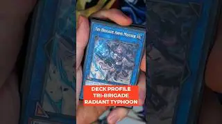 DECK PROFILE TRI-BRIGADE RADIANT TYPHOON IN 1 MINUTO! #yugioh #tribrigade