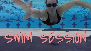 SWIM session. Pool water and the smell of chlorine.