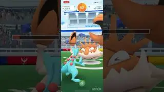 Kingler Raid Solo (with zacian effect boost) #pokemongo #viralshort #kingler #soloraid