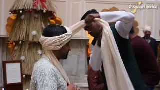 Wedding Barati Safa pagri (Turban) Tie || #wedding #rajasthan #indianwedding #event 