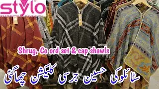 Stylo new winter collection shrugs, cap shawls , co ord set & jersey collection
