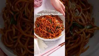 Pan fried Soy Sauce Noodle in 10 mins! 😍 #easyrecipe