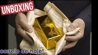 UNBOXING : Recebi uma barra de ouro pelo correio