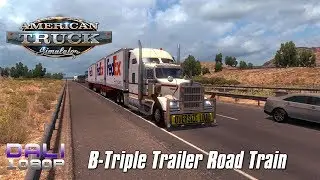 American Truck Simulator - B-Triple Trailer - U.S. Road Train