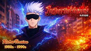 Jujutsu Kaisen Reimagined as an 80s&ndash;90s Retro Anime | Lost VHS OVA Style
