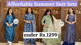 Summer Suit Haul | Kurta Set Haul | Affordable Suit Sets | Kishveen Kaur