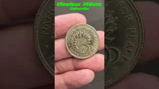 Rare 1995 United Nations &pound;2 coin &ndash; UK commemorative coin close-up! #coins #money #currency