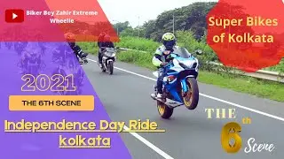 Independence Day Ride 2021 || A Day with the Moto Vloggers of Bengal || SuperBikes & Wheelies 🔥🔥