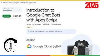 Introduction to Google Chat Bots with Apps Script | GSP250