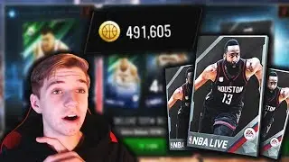 500k PRO PACK OPENING! PULLED THE SAME PLAYER 3x! NBA LIVE MOBILE 18 ELITE PRO PACK OPENING!
