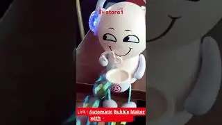 Earphone Expression Bubble Machine Toys Automatic Bubble Maker with Music Light for Children Bubble