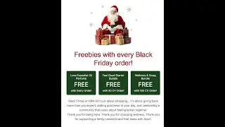 HBN Black Friday Specials 2025 #health #wellness #organicliving #plantbased #vitamin #supplements