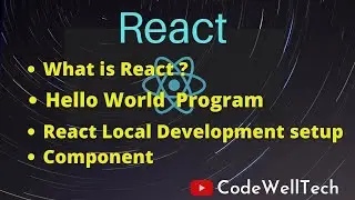 React for Beginners | Getting Started with React | FULLSTACK DEVELOPMENT Tutorial