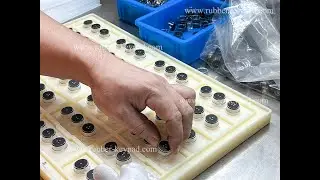 Silicone Rubber Keyboard with plastic keycap & button cover