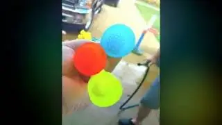 Simultaneous Filling Water Balloons, 3 colors, 111 total