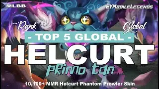 10,100+ MMR Helcurt Phantom Prowler Skin - primo tan Top 5 Global HELCURT - MLBB
