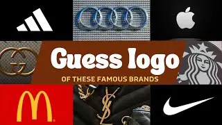 Guess these famous brands logo in 2 seconds😮 #guess #quiz #famousbrands #logo