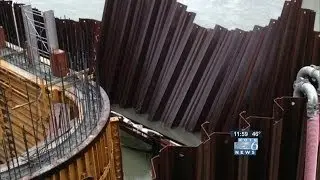 Cofferdam collapses in Gladstone