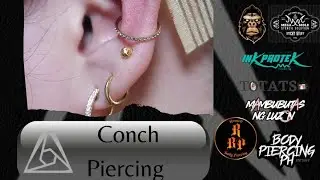 Conch Piercing for DJ Mayora Iska