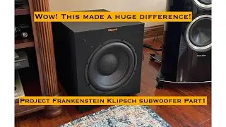 Модернизация сабвуфера Klipsch R10SW R100SW R101SW, часть 1/4