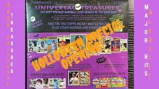 A Halloween Opening Special! 2020 Universal Treasures Baseball Rack Packs! Some more great Hits!