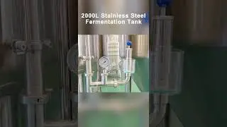2000L Beer Fermenter in Action | Stainless Steel Craft Brewing Equipment Tour