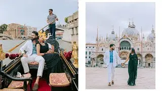 Love & Taj | Indian Pre-Wedding Shoot in Venice | Destination Pre-Wedding in Italy