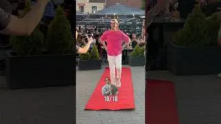 A surprise red carpet moment&mdash;priceless reactions! 🎥😂 #redcarpetboy