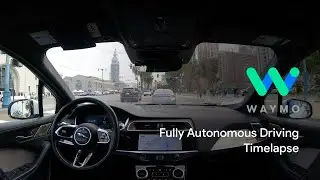 Waymo - One hour of fully autonomous driving (Timelapse)