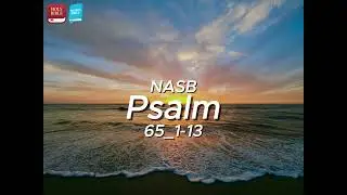 Psalm 65:1&ndash;13 &ndash; &ldquo;Praise for God&rsquo;s Provision and Blessing&rdquo; (NASB) Lyrical Music Video