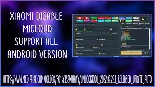 Xiaomi Disable Micloud | Qualcomm Sideload | Support All Android Version | Unlock Tool
