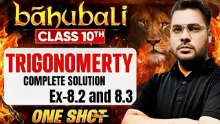 🎯Class 10 Maths Chapter 8: Trigonometry| Ex-8.2,8.3