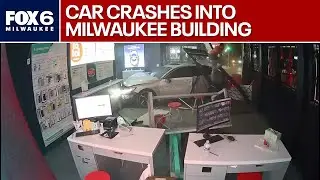 Car crashes into Milwaukee building | FOX6 News Milwaukee